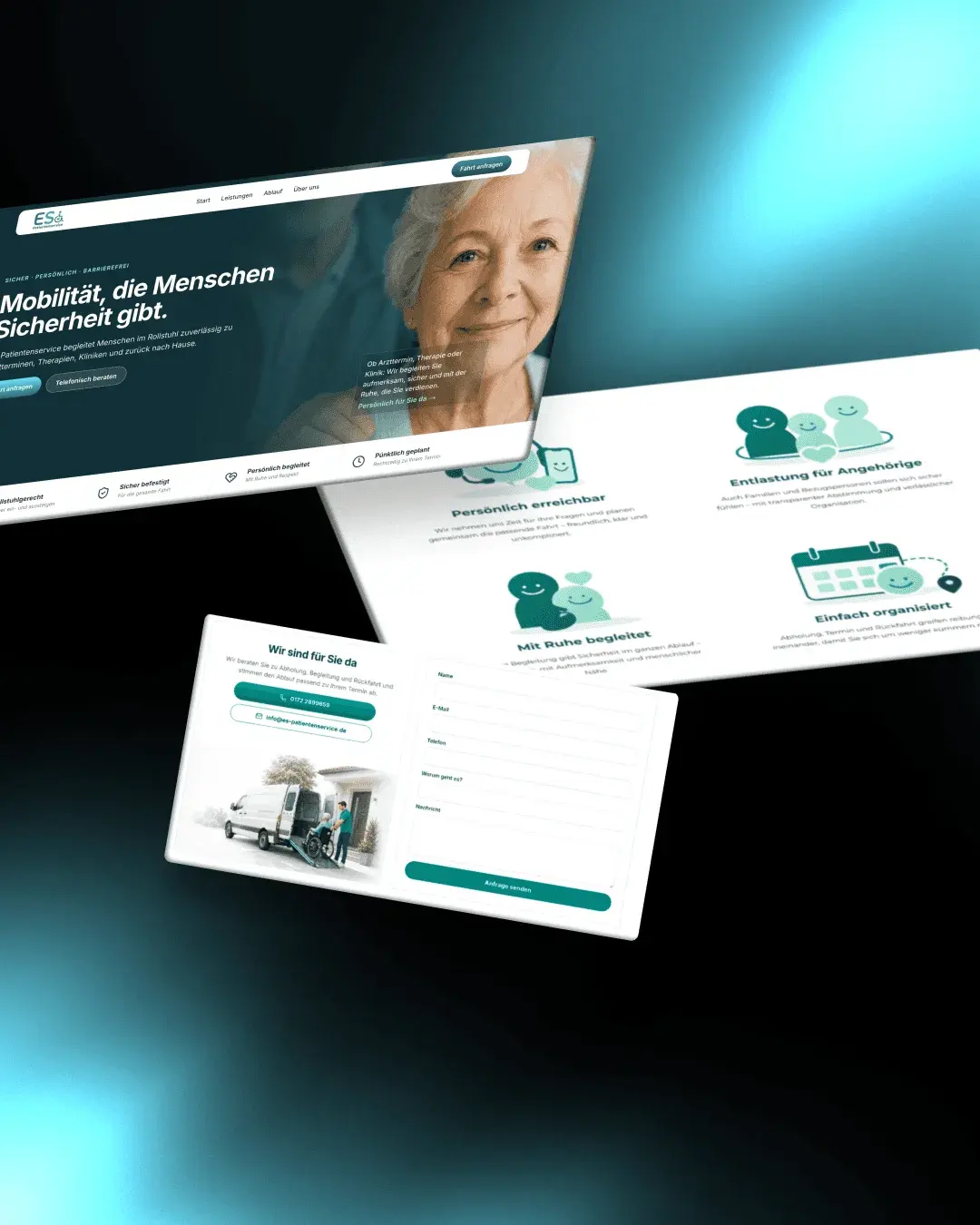 Website für ES Patientenservice